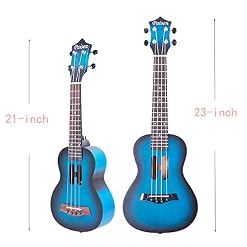 Paisen Ukulélé Concert Bleu 23 pouces Débutant avec Sac, Bandoulière, Kit Apprendre à jouer (blue) - Les Beatles, Paul McCartney, John Lennon, RIngo Starr, George Harrison Paisen Ukulélé Concert Bleu 23 pouces Débutant avec Sac, Bandoulière, Kit Apprendre à jouer (blue) – Image 6