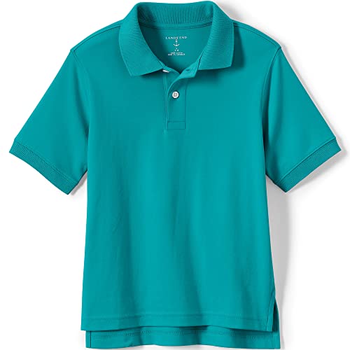 Image of Lands' End School Uniform Kids Short Sleeve Interlock Polo Shirt