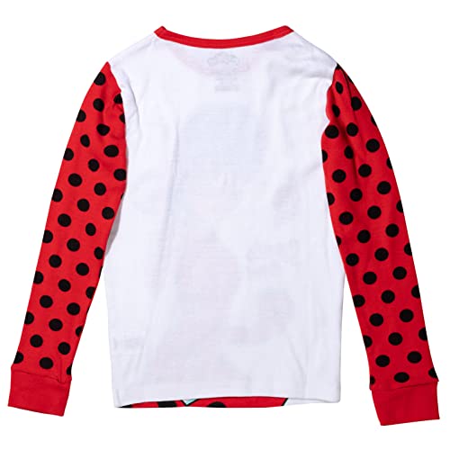 Miraculous Ladybug Girls Pullover Pajama Shirt and Pants Sleep Set Little Kid to Big Kid Sizes (4-5 - 14-16)3