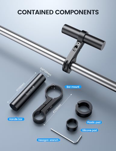Lamicall Bike Handlebar Extender – [4″ Long] Aluminum Alloy