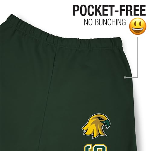 Official Collegiate Vertical Text Mens Jogger Sweatpants Collection 33