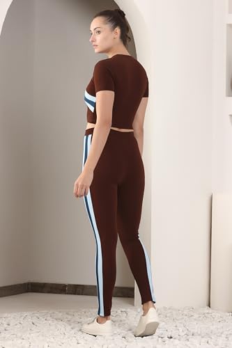 Image of Zicada Women's Top & Bottom Set Gym Wear | Jogging Wear | Sports Running Suits For womens
