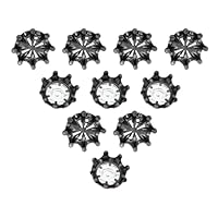 QEXUJOW Golf Spikes,10 Stück Golf Schuh Spikes, Leicht zu Wechselnde Stollen, Universelle Anti-Rutsch-Golfschuhe