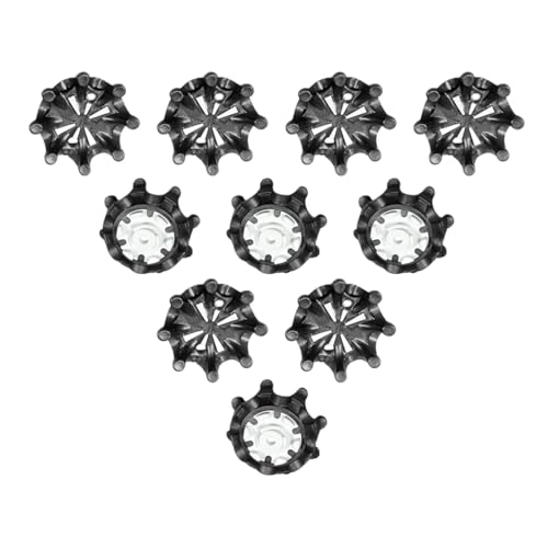 QEXUJOW Clavos de golf,Paquete de 10 clavos para zapatos de golf, clavos fáciles de reemplazar, zapatos de golf universales antideslizantes