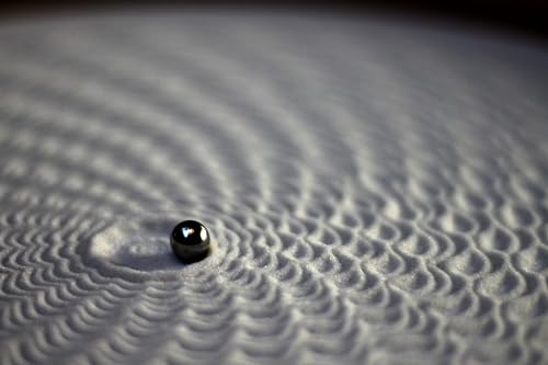 Six Pure Steel Metallic Balls Chrome for SANDSARA Sculpture (x6 Balls)