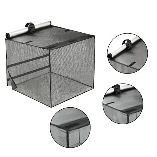 Cache pour unité de climatisation extérieure avec toit imperméable et grille - 6