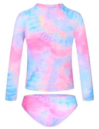 Image of TENVDA Girl's One Piece Swimsuit Sparkle Sleeveless One-Piece Bathing Suits Swimwear for Kids 2-12 Years Old