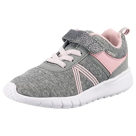 Lico Cakes VS Mädchen Sneaker, Grau/ Rosa, 25 EU
