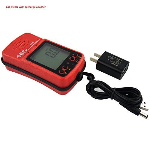 Handheld NO2 Gas Leak Detector 0-20PPM Portable LCD Display Rechargeable Li-battery Powered Digital Nitrogen Dioxide Gas Monitor