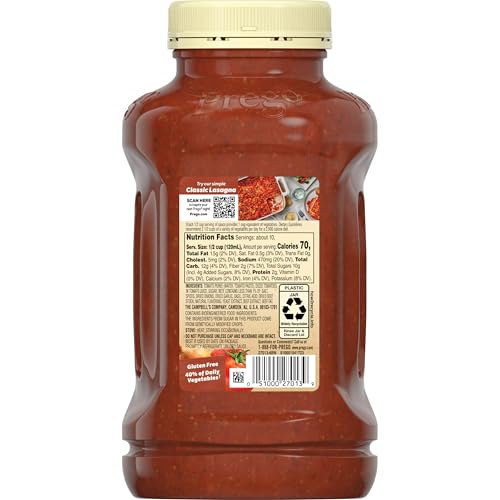 Image of Prego Italian Pasta Sauce Flavored With Meat, 45 oz Jar