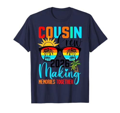 Cousin Crew 2026 Summer Vacation Beach Family Trip Matching T-Shirt