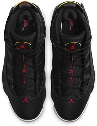 Jordan Men's 6 Rings Basketball Shoes 322992-012 (8.5, Black/White/Red, Numeric_8_Point_5) | Image 4