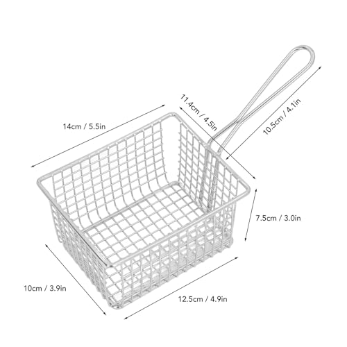 Cesta para Freidora Multifuncional de Acero Inoxidable con Mango Largo para Cocina, Restaurante, Hogar y Uso Comercial (L 122x91cm / 48x36in) miniatura 6
