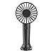LZHLMCL Wentylatory Z Klipsem Do Ładowania Usb Fan Silent Desktop Prezent Dla Dzieci Mini Ręczny Wentylator Czarny