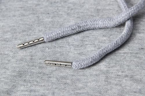 Mens Oversized Cotton Hooded Pullovers Elastic Solid Top3