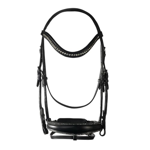Cabezada inglesa de doma y salto Vellquine Radiance cob para entrenamientos diarios