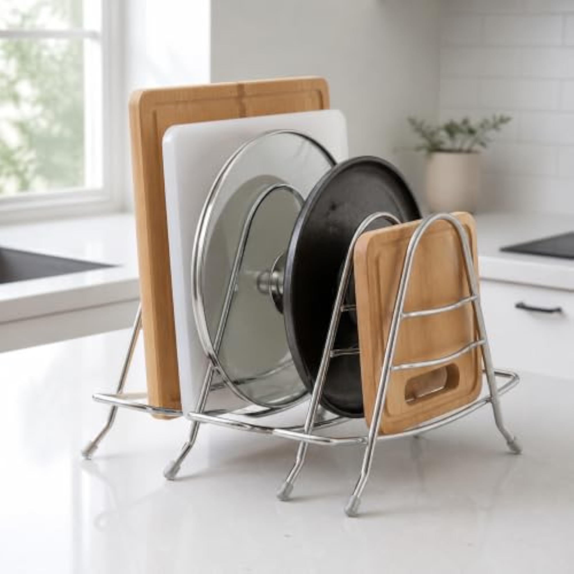 Stainless Steel Cutting Board Holder 3-Pack