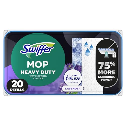 Swiffer Sweeper - Paños húmedos resistentes para múltiples superficies, aroma a lavanda, 20 unidades