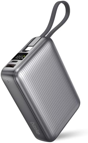 Basike Power Bank, Carregador Portátil 20000mAh 45W, 3-Saídas com...