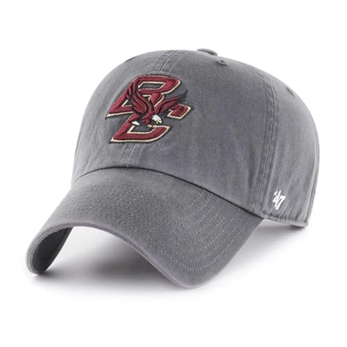 Boston College Eagles Clean Up Adjustable Hat - Charcoal