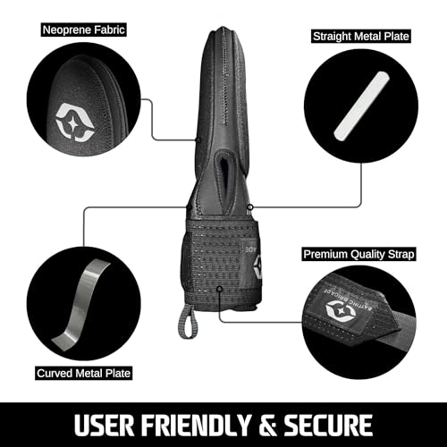 Sliding Mitt - Youth Baseball Sliding Mitt - Protective Hand Guard - Elastic Compression Strap - Left & Right Hand Sizes (Black) by BATTING BRIGADE - Image 3
