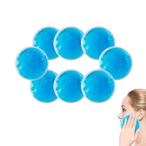 8 PCS Mini Ice Packs Eye Ice Pack Small Ice Packs Blue Bulk Ice Bags Portable Cooling for Outdoor