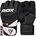RDX MMA Gloves for Grappling Martial Arts Training, D. Cut Open Palm Maya Hide Leather Sparring Mitts, Perfect for Cage Fighting, Combat Sports, Punching bag, Muay Thai and Kickboxing
