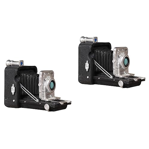 Hemobllo 2 Piezas De Decoración De Casa para El Hogar Estatuas para Decoración del Hogar Decoraciones para El Hogar Adorno DIY Modelo De Cámara De Película Modelo De Cámara De Vídeo Cámara