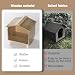 BALAPET Katzenfutterstation & Unterschlupf für Katzen - Wasserdichtes Katzenhaus für Futterstation im Freien, perfekt für Wildkatzen, Vögel, Kaninchen, Katzen & Hunde