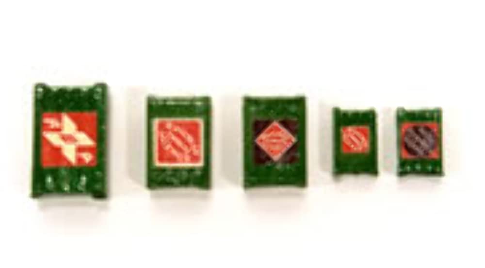 Railway Express Agency Custom CRATES (5) - JL Innovative Design HO Scale Model Train Accessories 723