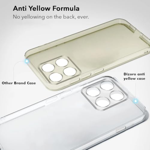 Image of DIZORO Compatible with Motorola Moto Edge 70 Pro /Edge 70 Pro Plus 5G Back Cover Case Clear,[ Anti Yellow ][Military Grade Protection] Hard PC Back Cover Transparent