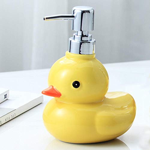 123Arts Ceramics Duck Soap Dispenser With Stainless Pump Soap Bottle Or Lotion Bottle,Home Decoration #TOP2