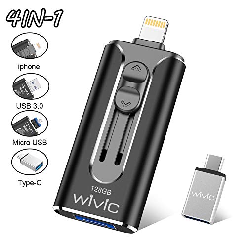 Photo Stick for iPhone Storage 128GB iPhone USB 3.0 Memory Photo Stick