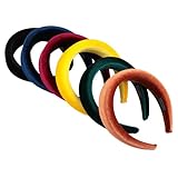 GANAZONO 6個 色厚手パッド入りヘアバンド レディースターバン風ヘッドアクセサリー ふんわりアップで顔周りを美しく整える普段使いにも
