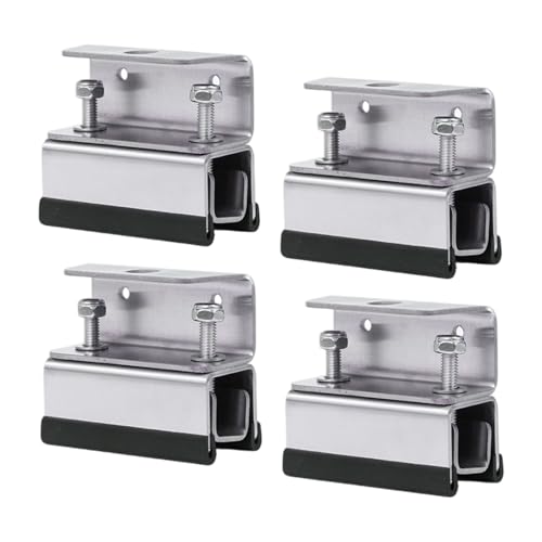 4PCS Marine Solar Panel Mount Quick Install Roof Bracket High Load Capacity Mount Boat Panel Bracket Steel