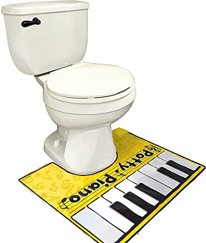 Image of Niyanta Toilet Electronic Organ Piano Hilarious Bathroom Entertainment, Makes A Great Gift For All Ages Sponsored Toys & Games Musical Toy Instruments Musical Keyboard Toilet Floor Mat