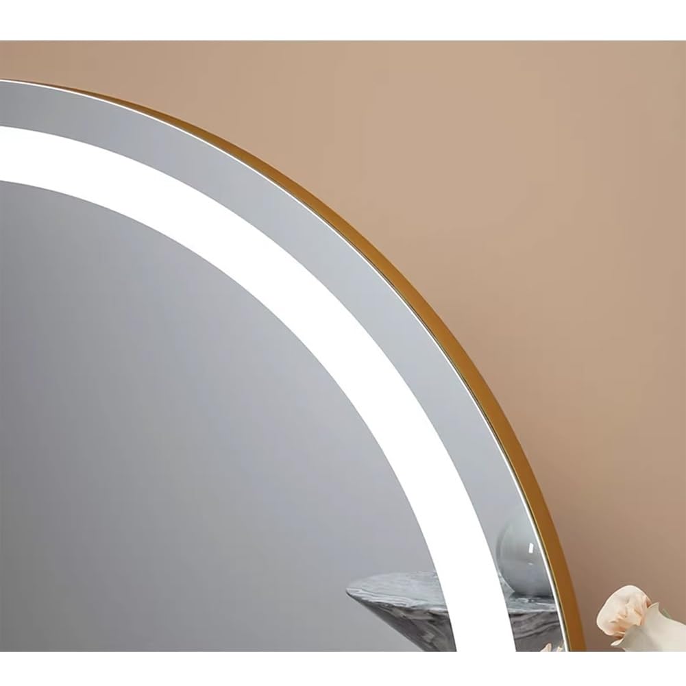 FERKAP Rechargeable Makeup Mirror with Light?Lighted Vanity Mirror