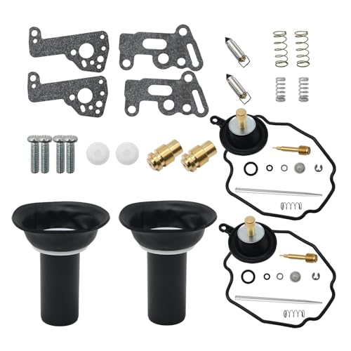 Vergaser-Reparatursatz Ersatz für Yamaha Virago 535 500 XV535 XV500 XV Vergaser, Vergaser-Kit mit Kolbenkolben-Absperr-Schwimmernadel-Teilen