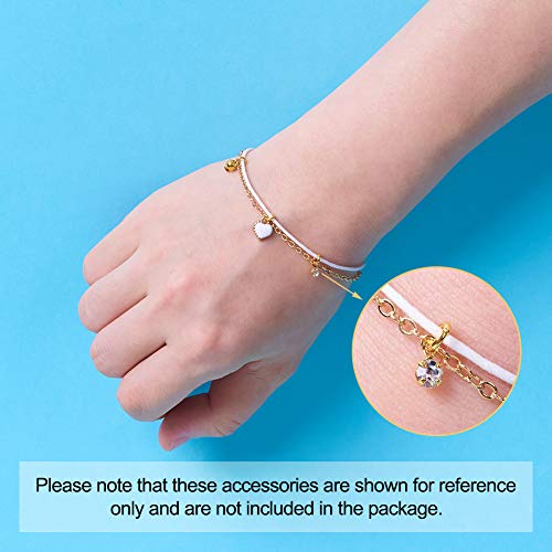 Beadthoven 100Pcs 18K Gold Plated Brass Rhinestone Charms Pendants Mini Round Crystal Clear Charms Beads For Women Diy Jewelry Making Hole1: 1Mm #TOP2