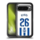 Head Case Designs Officially Licensed Brighton & Hove Albion F.C Yasin Ayari 2025/26 Players Home Kit Ultra-Armoured Shockproof Case [Military Grade Protection] Compatible with Google Pixel 9 Pro XL
