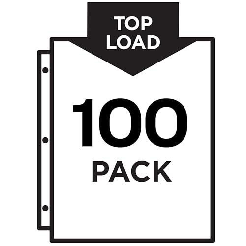 Avery Standard Weight Sheet Protectors, Acid-Free, Archival Safe, Top Loading, Fits 8.5" X 11", 100 Sheets (75535), Clear image 3