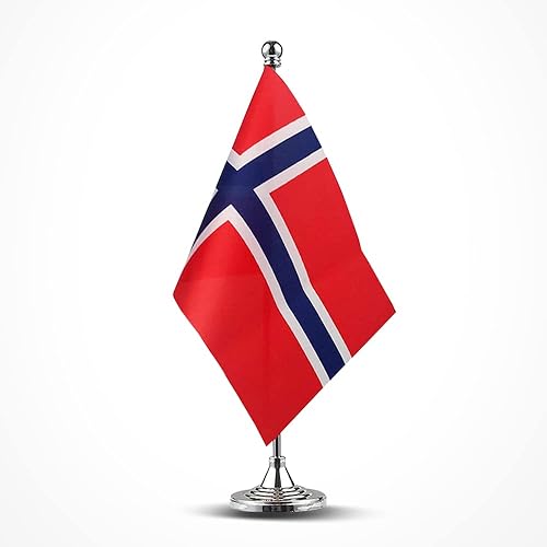 Miniatura 19 de Bandera de El Salvador Banderas Salvadoreñas, Bandera de Escritorio Pequeña Mini Salvadoreña, Usada para Decoración de Eventos Patrióticos en Mesas