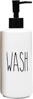 Heartland Home Porcelain 16oz Liquid Dispenser - Kitchen, Bathroom & Laundry Soap & Detergent Dispenser