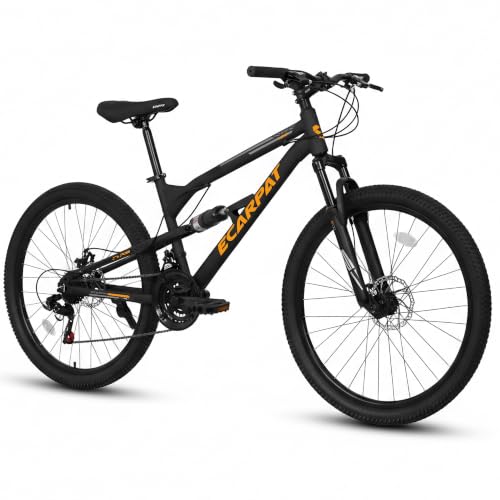 Full Suspension Mountain Bike 26 Inch Wheel, 21-Speed Mounta
