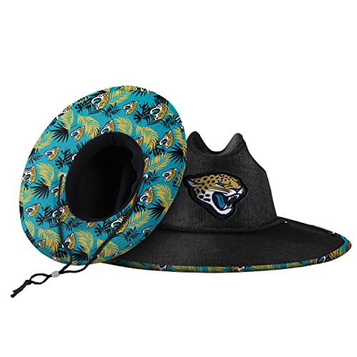 Image of FOCO Jacksonville Jaguars NFL Team Color Straw Hat