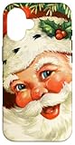 Vintage Santa Case Cute Santa Claus Christmas St Nicholas Case for iPhone 16