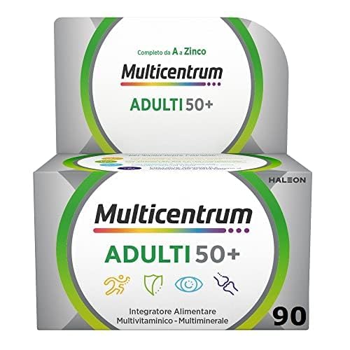 Multicentrum Adulti 50+ Integratore Multivitaminico 90 Compresse
