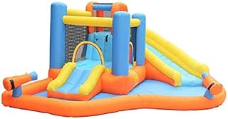 tle with Slide Small Trampoline Children's Toy Slide Outdoor Play Equipment Inflatable tle Inflatable tle
