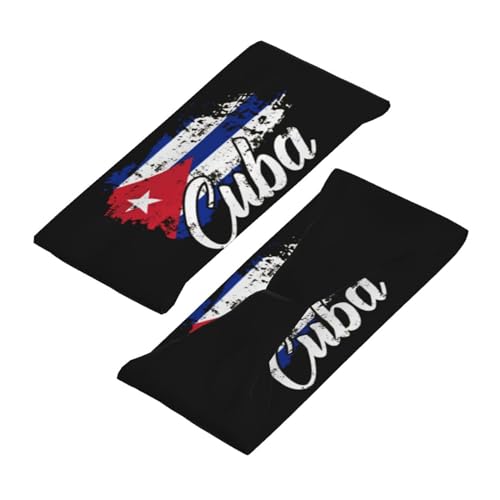 Image of Cute Flag Headbands Women Men Flag Sweatband Sports Headband for Running, Cycling, Yoga Gym, Working Out