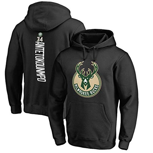 Hombre Capucha Bucks Giannis Antetokounmpo 34 Fans Hoodie Impreso Cuello Redondo Casual Camisas Cómodas S-3XL B-L Cover